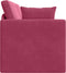 vidaXL - Ligbed - Sofa - 2-in-1 - Wijnrood - 213x144x60 - cm - Velvet