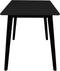 Eettafel Zwart - 120x70x75cm - Eettafel Vojens Zwart - House Nordic