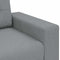vidaXL - Loveseat - bank - 140 - cm - stof - lichtgrijs
