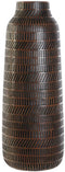 Vaas Home ESPRIT Bruin Zwart Hars Koloniaal 20 x 20 x 48 cm
