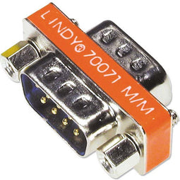 Lindy 9-Pin D Gender Changer - Seriële adapter - 9-polige Sub-D stekker