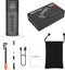 Draagbare luchtcompressor - elektrische fietspomp - 6.000 mAh accu - 19mm cylinder - 35l/min luchtvolume