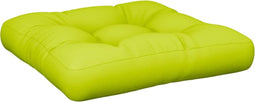 vidaXL - Palletkussen - stof - heldergroen