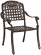 vidaXL - Tuinstoelen - 2 - stuks - in - bronzen - gietaluminium