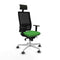 Bureaustoel met hoofdsteun Piqueras y Crespo 1D026G1 Groen