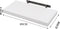Woltu Zwevende Wandplank - MDF - 80 x 22,9 x 3,8 cm - Wit
