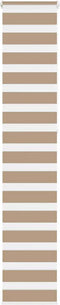 vidaXL - Zebra - Blind - 50x230 - cm - stofbreedte - 55,9 - cm - polyester - zandbruin
