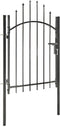 vidaXL - Poort - 1x1,75 - m - staal - zwart