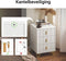 SoBuy FBT115-L-W - Nachtkastje - 3 Lades - Wit 40x40x63cm