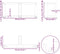 vidaXL - Salontafelpoten - 2 - st - T-vormig - 70x25x(30-31) - cm - staal - antraciet