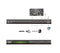 Aten VM5404H - 4x 4 HDMI Matrix schakelaar - Seamless Switch™ - Video Wall - Zwart