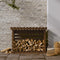 vidaXL - Haardhoutrek - 108x73x79 - cm - massief - grenenhout - honingbruin