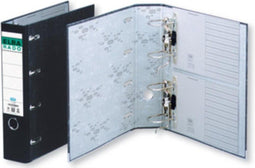 ELBA Rado wolkenmarmer ordner A4 75 mm dubbel mechaniek karton zwart