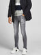 JACK&JONES JUNIOR JJIDAN JJFOX GE 376 I.K JR - Jongens Jeans - Super skinny - Grijs - Maat 176