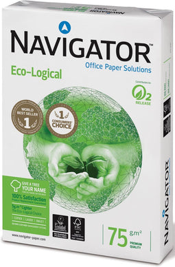 Navigator Eco-Logical printpapier ft A3, 75 g, pak van 500 vel 5 stuks