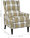 vidaXL Fauteuil stof groen