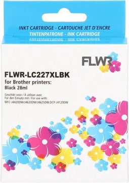 FLWR LC-227BK - Inktcartridge XL - 1340 pagina's - Zwart