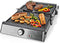 Nedis Contact Grill - 2000 W - Regelbare temperatuur - 29 x 23 cm - Zwart