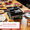 Solis 5 in 1 Tafelgrill 791 - Gourmetstel 4 Personen - Grill Wok Pizzamaker Raclette Pannenkoeken - Zilver (4 stuks)