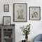 Fotolijstje Versa Zwart Hout MDF Vintage