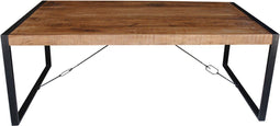 D - Livingfurn - Eetkamertafel Strong - U-Poten - Mango Hout - 220cm