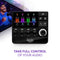Stream 200 XLR - Pro audiocontroller - Microfoonvoorversterker LCD-scherm hoge resolutie-encoders 4 actieknoppen