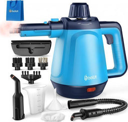 BOLLIT 1200W - Handstoomreiniger - 3.5 Bar - Blauw/Zwart
