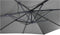 Outdoor Living - Zweefparasol VirgoFlex grijs Ø3,5mtr