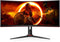 AOC CU34G2XP - 34 Inch WQHD Curved Monitor - 180Hz FreeSync Premium - Zwart