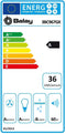 Conventionele Afzuigkap Balay 3BC967GX 60 cm 671 m³/h 140W A Roestvrij staal