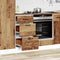 vidaXL - Keuken - onderkast - Kalmar - bewerkt - hout - oud - houtkleurig