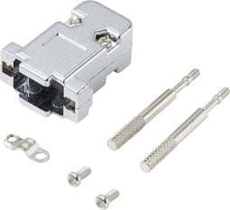 TRU COMPONENTS TC-9878208 D-sub behuizing Aantal polen: 9 Kunststof 1 stuk(s)