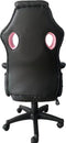 Bureaustoel Junior kinderen - gamestoel - racing gaming stijl - zwart roze