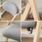 SoBuy FST92-Nx2 - Klapstoel Set van 2 - Ergonomisch met Zitkussen - Grijs (2 stuks)