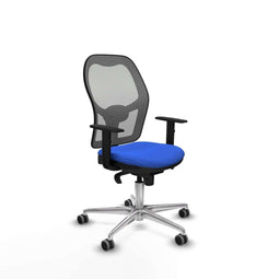 Piqueras y Crespo 1D086G0 - Bureaustoel - Verstelbare hoogte met armleuning - Blauw