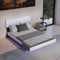 Zwevend Bed Lissabon - 140x200cm - LED Verlichting - Wit