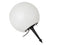 Perel Lichtbol - Kogellamp met grondpen - Voor binnen en buiten - Ø 38 cm - Wit