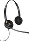 Plantronics EncorePro HW520D - Headset voor klantenservice - Noise-cancelling microfoon - Zwart
