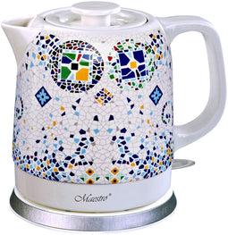 Maestro MR068 - Elektrische waterkoker - Keramisch - 1,5 L - 1500 W - Blauw