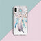 Hoesje Geschikt voor Samsung Galaxy S8 Hoesje Siliconen - Design Backcover siliconen - Transparant / Meerkleurig / Dream Catcher Feathers