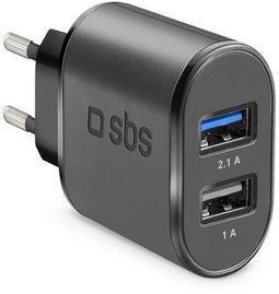 SBS TETR2USB21AFAST - Oplader - Zwart