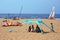 G-RAFFA Strandtent - Schaduwdoek 2x2m - Lichtgewicht UPF 50+ Zonnescherm Ocean Blue