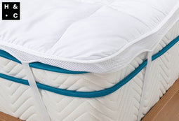 Home&Comfort Matrastopper 160x200cm - Ondersteunend en Drukverlagend - Wasbaar - Anti-allergie