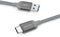Nevox 1480 - USB A naar USB C Kabel - 2 m - 5000 Mbit/s - Grijs