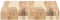 vidaXL - Wandschap - zwevend - 40x30x4 - cm - onbehandeld - massief - acaciahout