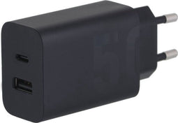 Motorola MC-502 - Turbo Power 50W lader - 2x USB-C/USB - Zwart