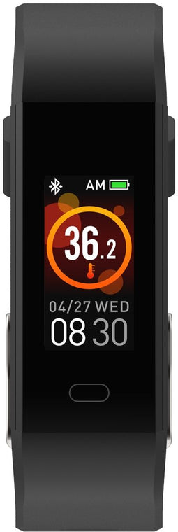 Denver BFH-19 - Smarttracker - Hartslagmeter en lichaamstemperatuurmeter - Zwart