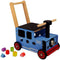 Loop/duwwagen trein Thomas Tank blauw