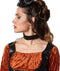dressforfun Steampunk prinses - Kostuum XXL - Lange rok met franjes Hemd van fluweel - Bruin mix
