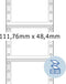 Herma printeretiketten Computer labels continous 111,76x48,4 1 row, 2000 pcs.
